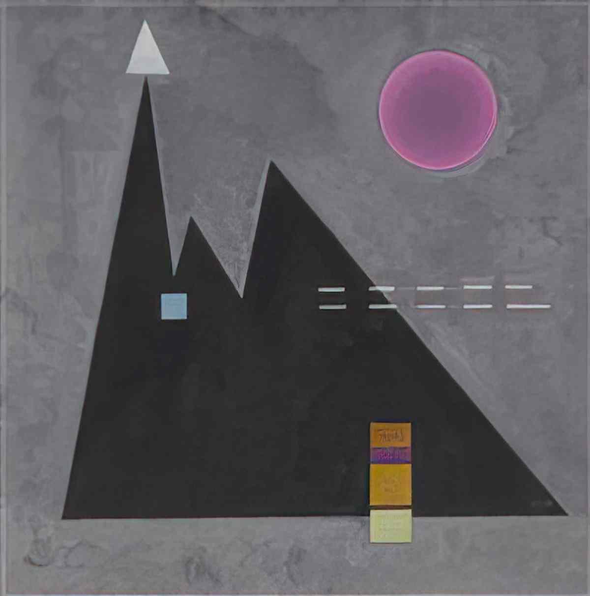 wassily kandinsky wassily kandinsky scharf im dumpf Art A4 Photo Print
