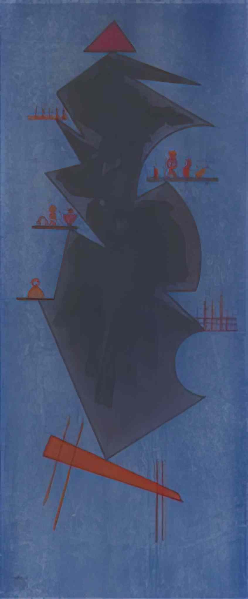 wassily kandinsky wassily kandinsky schatten shadow Art A4 Photo Print
