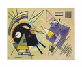 wassily kandinsky wassily kandinsky schwarz und violett Art A4 Photo Print