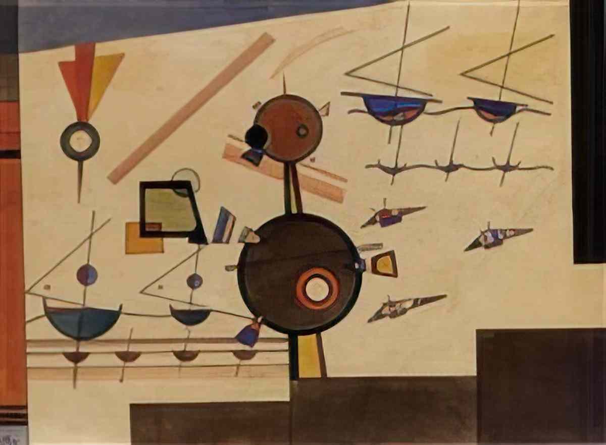 wassily kandinsky wassily kandinsky schweben 2 Art A4 Photo Print