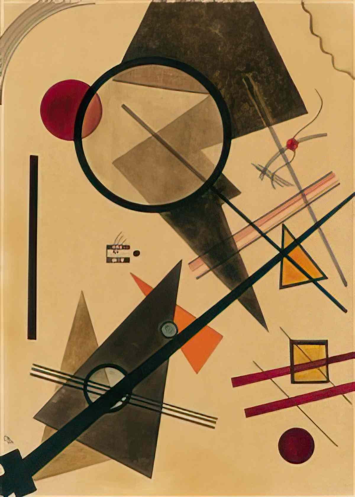 wassily kandinsky wassily kandinsky schweres fallen Art A4 Photo Print