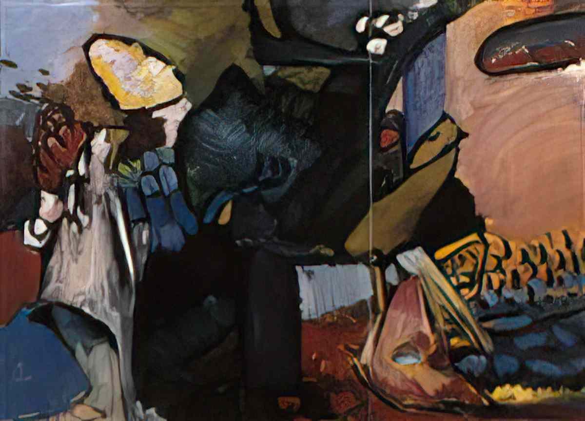 wassily kandinsky wassily kandinsky skizze für improvisation 4 Art A4 Photo Print