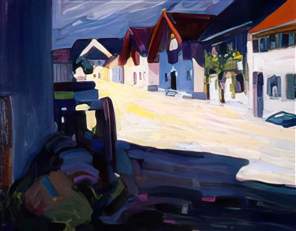 wassily kandinsky wassily kandinsky strasse in murnau Art A4 Photo Print