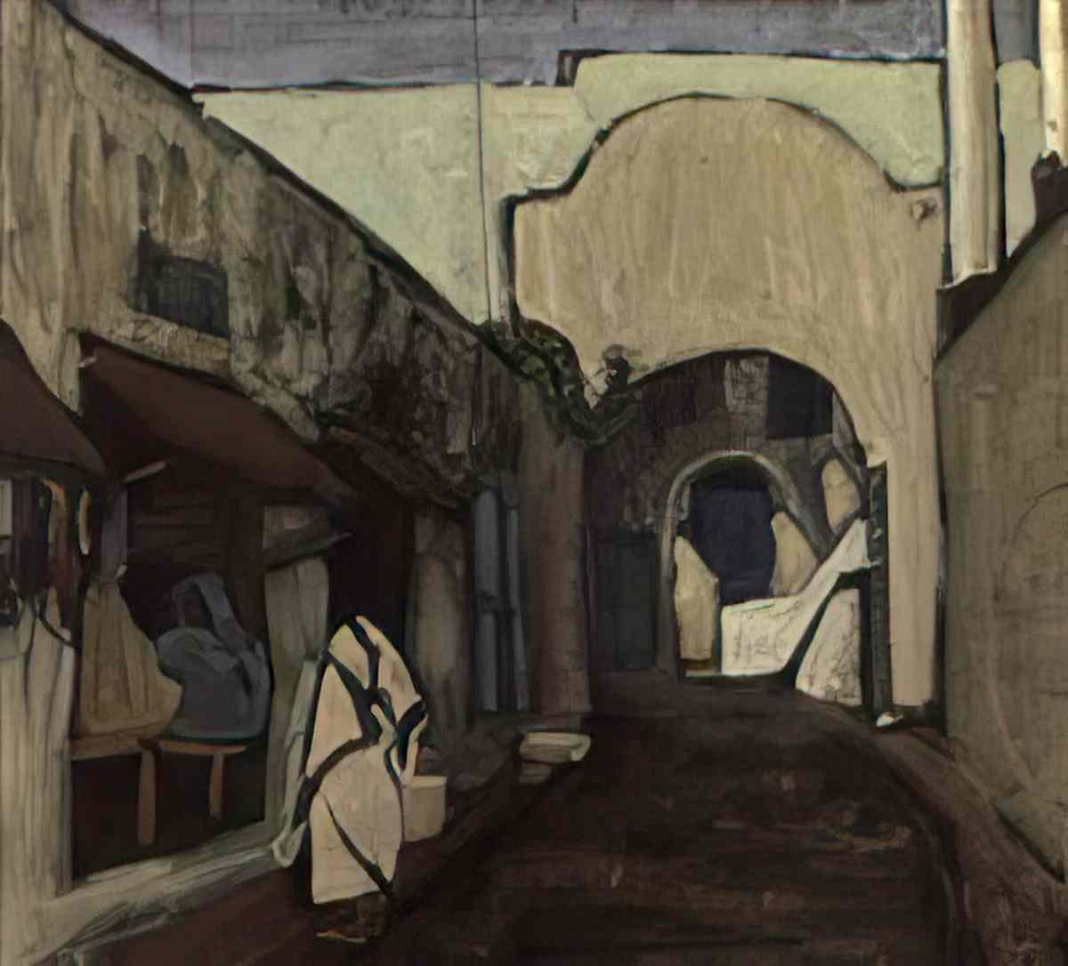 wassily kandinsky wassily kandinsky strasse in tunis Art A4 Photo Print