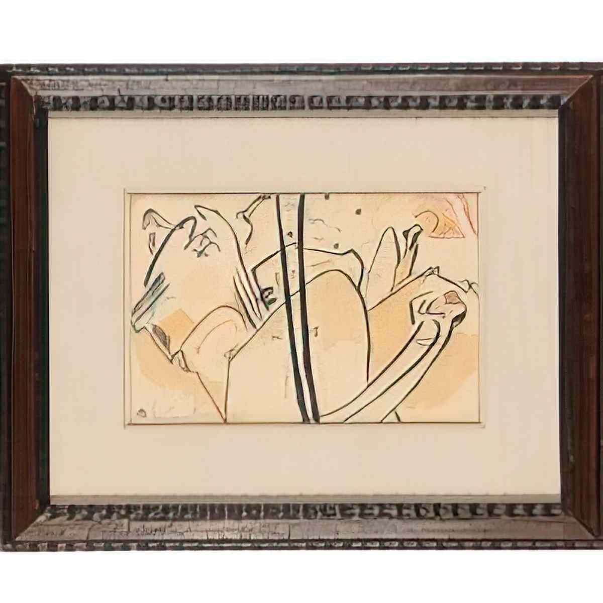 wassily kandinsky wassily kandinsky study for composition iv Art A4 Photo Print
