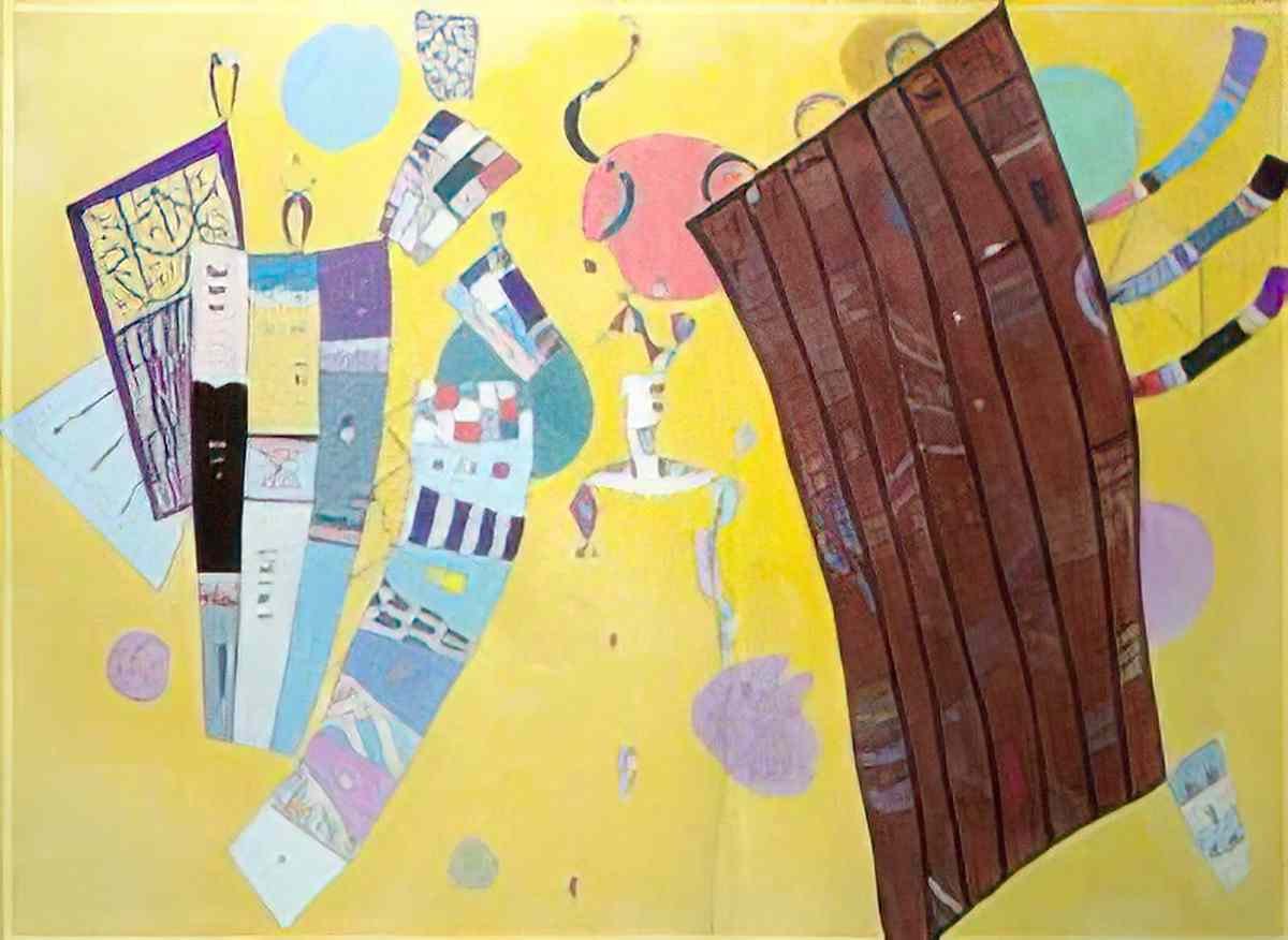 wassily kandinsky wassily kandinsky tensions delicates Art A4 Photo Print