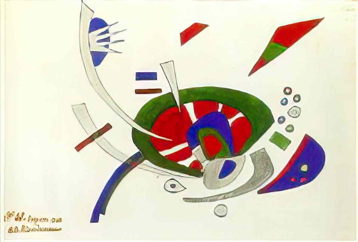 wassily kandinsky wassily kandinsky untitled21 Art A4 Photo Print