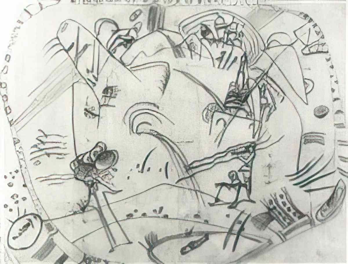 wassily kandinsky wassily kandinsky untitled25 Art A4 Photo Print