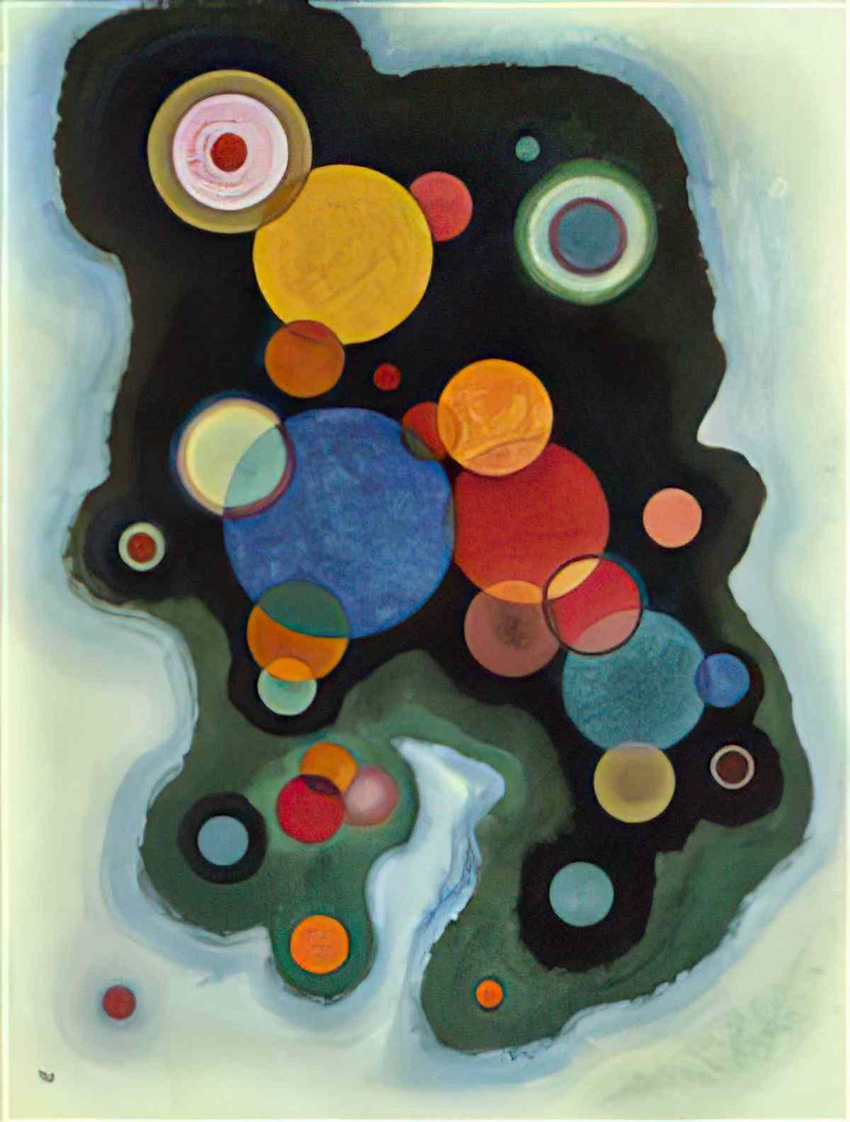wassily kandinsky wassily kandinsky vertiefte regung deepened impulse Art A4 Photo Print