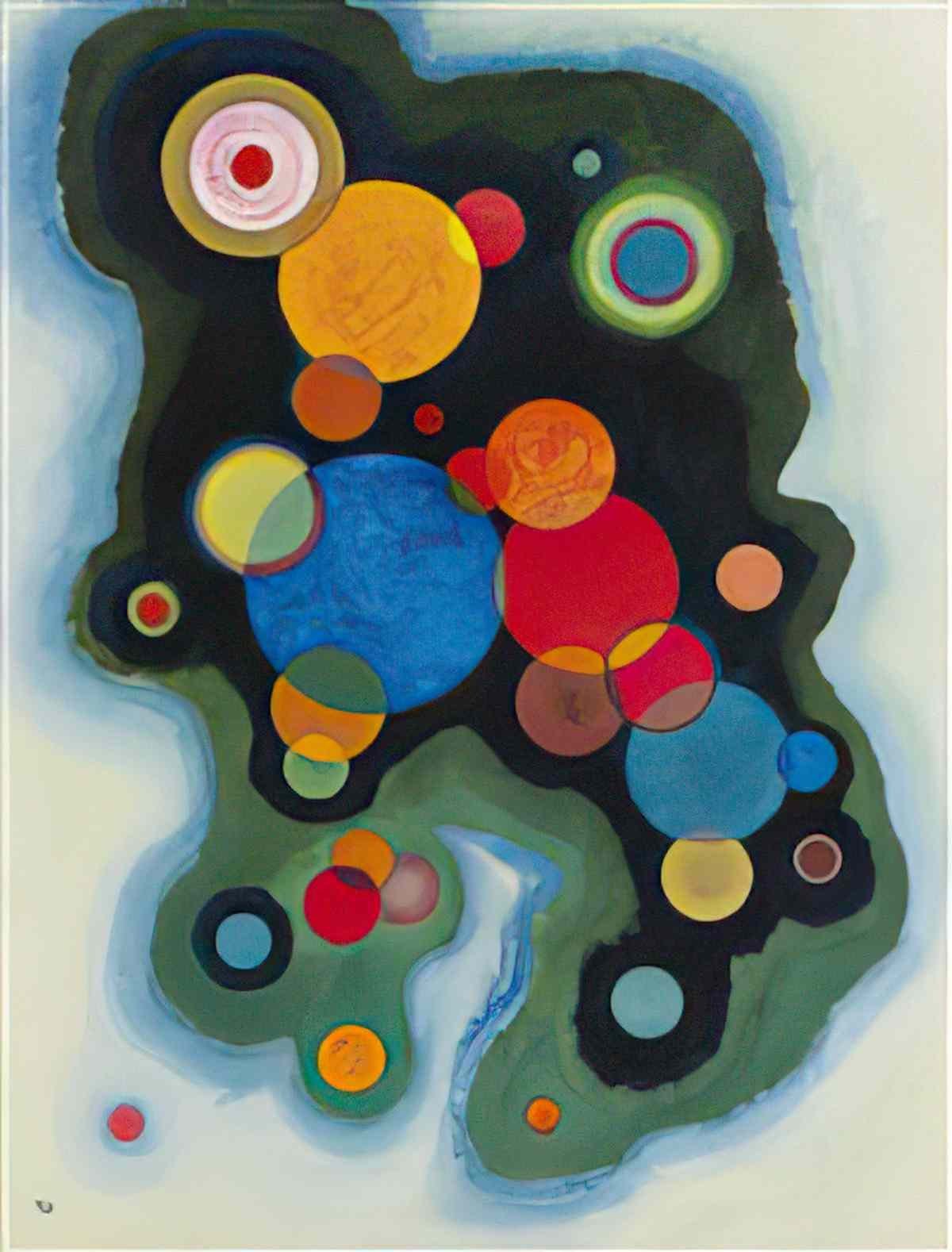 wassily kandinsky wassily kandinsky vertiefte regung deepened impulse1 Art A4 Photo Print