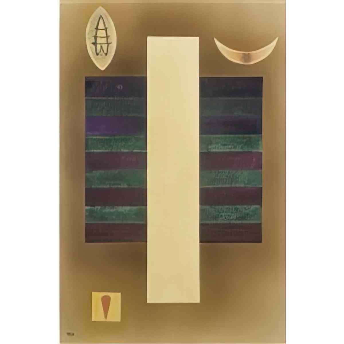 wassily kandinsky wassily kandinsky vertikal vertical Art A4 Photo Print