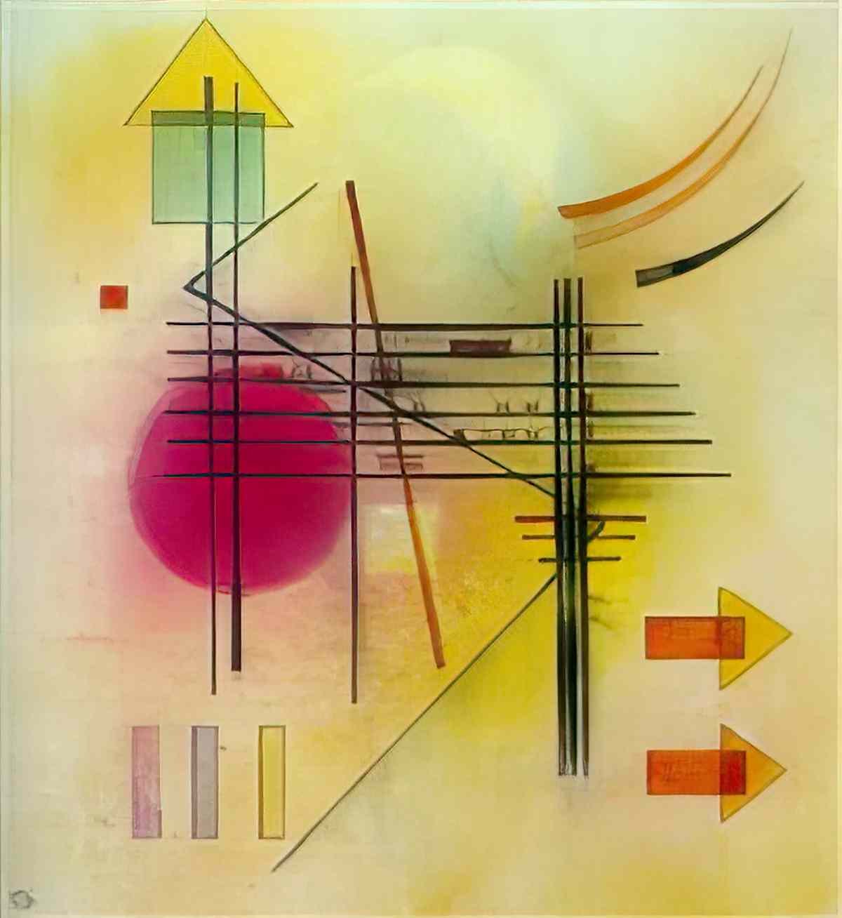 wassily kandinsky wassily kandinsky vibrierend1 Art A4 Photo Print