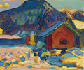 wassily kandinsky wassily kandinsky winterstudie mit berg Art A4 Photo Print