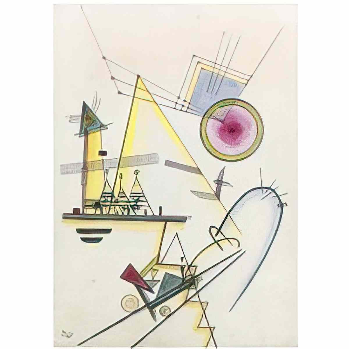 wassily kandinsky wassily kandinsky zartes gemüt delicate soul1 Art A4 Photo Print