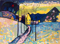 wassily kandinsky winter landscape 1909 Art A4 Photo Print