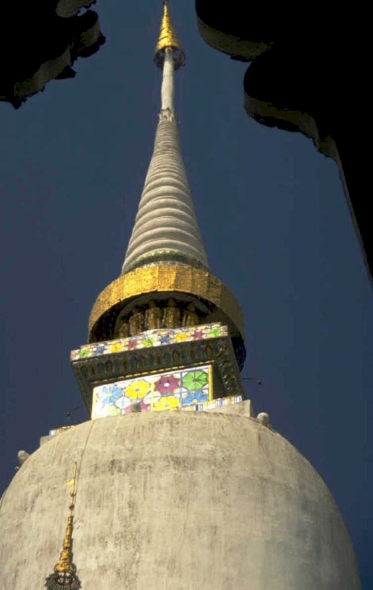 wat chedi blue 1 1980s 1990s A4 Photo Print