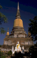 wat mahatat chedo 1980s 1990s A4 Photo Print