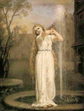 water Undine Art A4 Photo Print
