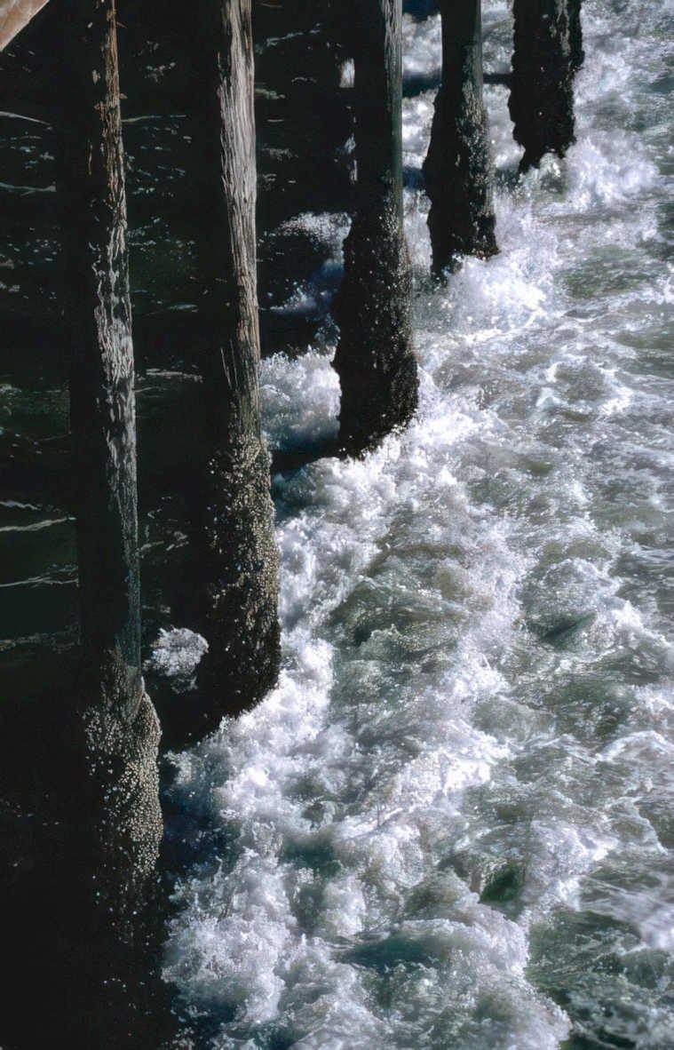water cascade dock Vintage A4 Photo Print