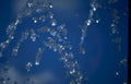 water droplets motion Vintage A4 Photo Print