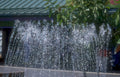 water fountain park Vintage A4 Photo Print