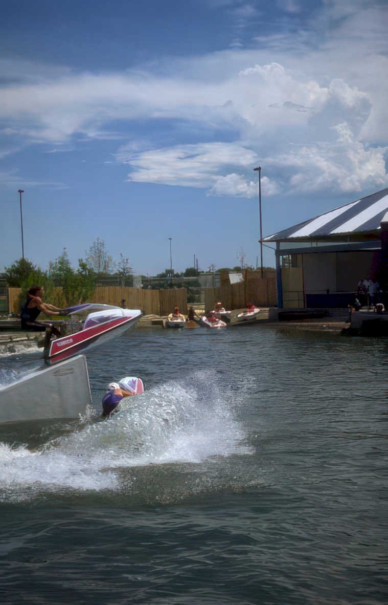 water jet ski 1 Vintage A4 Photo Print