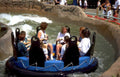 water raft sixflags Vintage A4 Photo Print