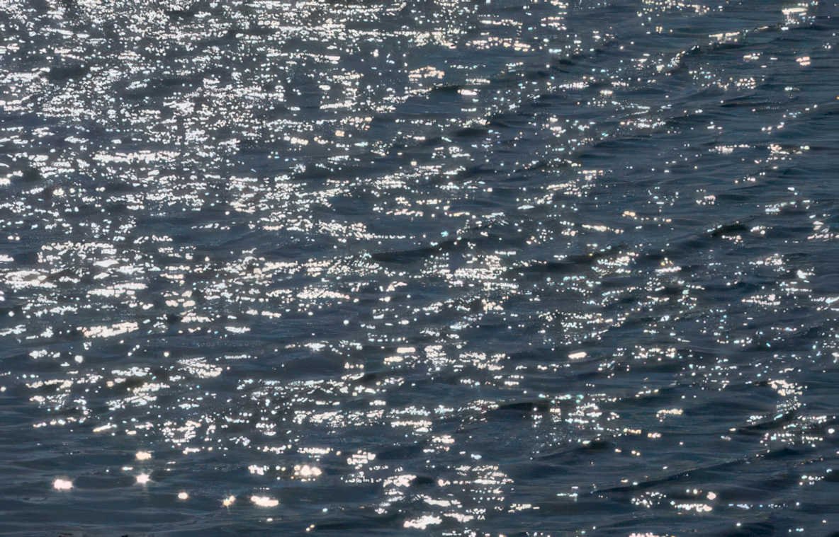 water reflection ocean Vintage A4 Photo Print