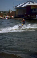 water skiing action 2 Vintage A4 Photo Print