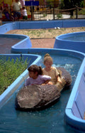 water slide girls 1 Vintage A4 Photo Print