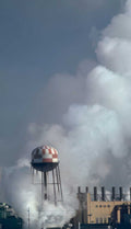 water tower 1978 Vintage A4 Photo Print