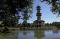 water tower reflection 1980s 1990s A4 Photo Print