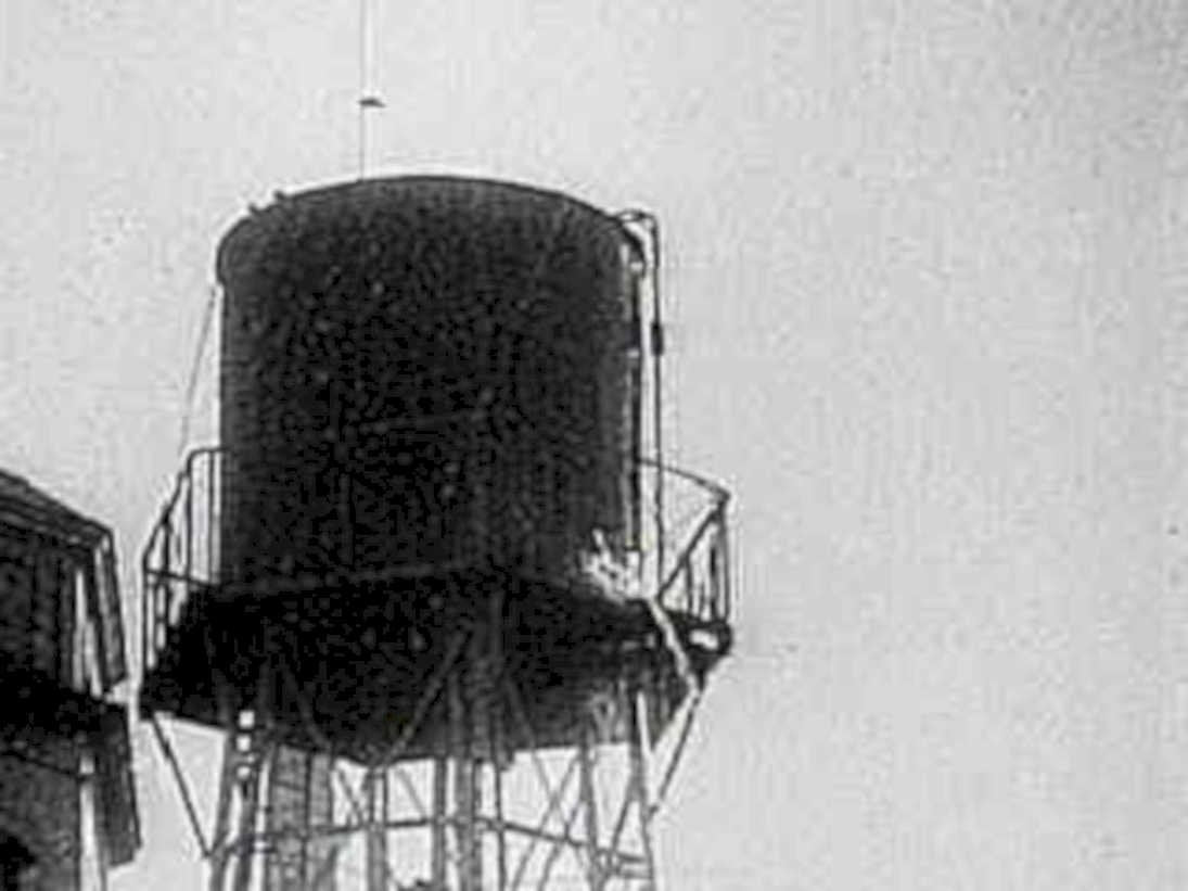 water tower tank1980s 1990s A4 Photo Print