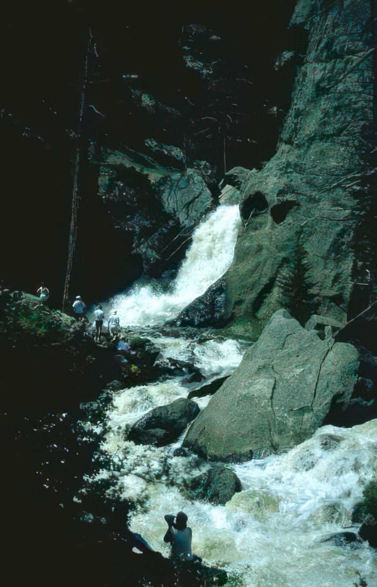 waterfall cascade canon Vintage A4 Photo Print
