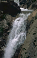 waterfall cascade cliff Vintage A4 Photo Print
