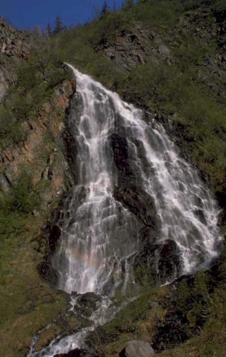 waterfall cascade creek 1980s 1990s A4 Photo Print