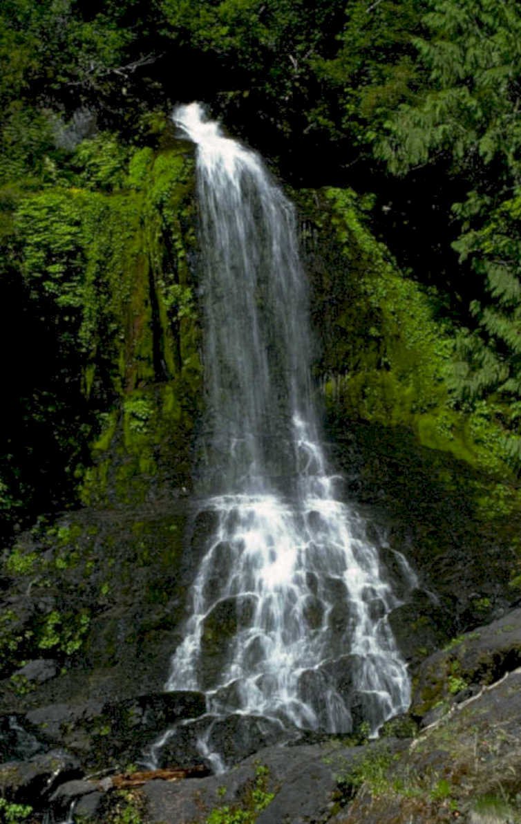 waterfall cascade falls 2 1980s 1990s A4 Photo Print