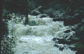 waterfall cascade mountains Vintage A4 Photo Print