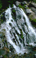 waterfall cascade rocks 1 1980s 1990s A4 Photo Print