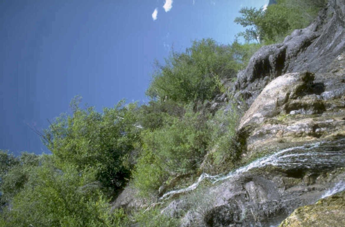 waterfall cascade rocks 1980s 1990s A4 Photo Print