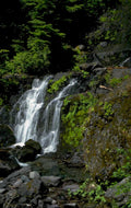 waterfall cascade rocks 2 1980s 1990s A4 Photo Print