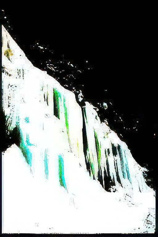 waterfall cascade rocks 2 Vintage A4 Photo Print