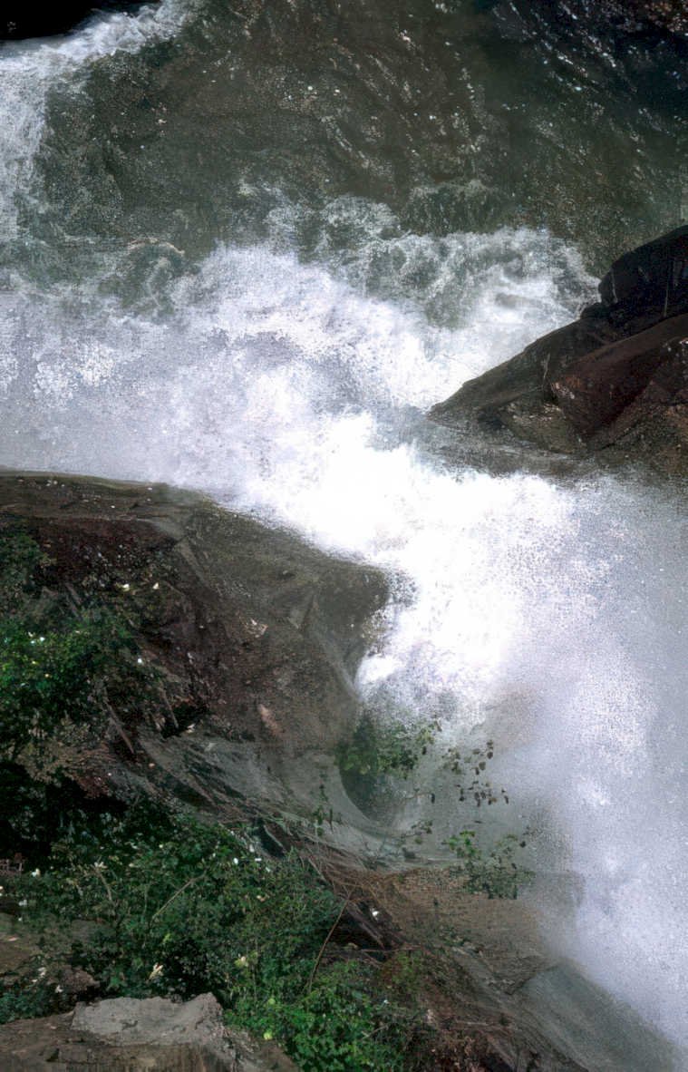 waterfall cascade rocks 3 Vintage A4 Photo Print