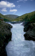 waterfall cascade roldalstoyen 1980s 1990s A4 Photo Print