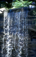 waterfall cascade stones Vintage A4 Photo Print