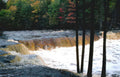 waterfall fall trees Vintage A4 Photo Print