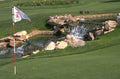 waterfall flag golf 1980s 1990s A4 Photo Print