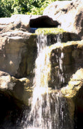 waterfall fountain stone Vintage A4 Photo Print