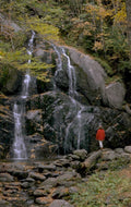 waterfall landscape autumn 1980s 1990s A4 Photo Print