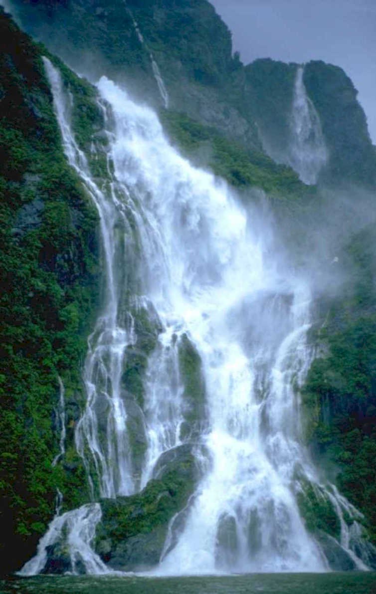 waterfall milford falls 1980s 1990s A4 Photo Print